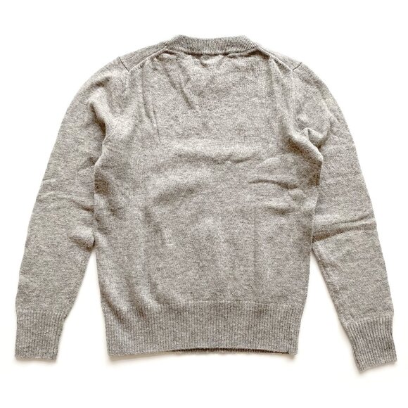 J.Crew Crewcuts Girls Wool Blend Sweater 14 (fits like 12) Zebra Graphic Gray - Picture 2 of 11